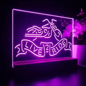 Harley Davidson Live 2 Ride Bike LED Desk Light