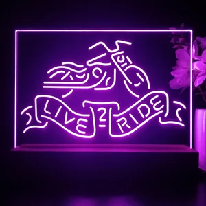 Harley Davidson Live 2 Ride Bike LED Desk Light