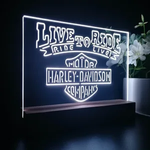 Harley Davidson Live to Ride LED Desk Light