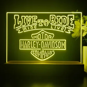 Harley Davidson Live to Ride LED Desk Light