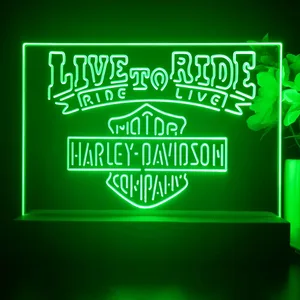 Harley Davidson Live to Ride LED Desk Light