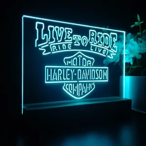 Harley Davidson Live to Ride LED Desk Light
