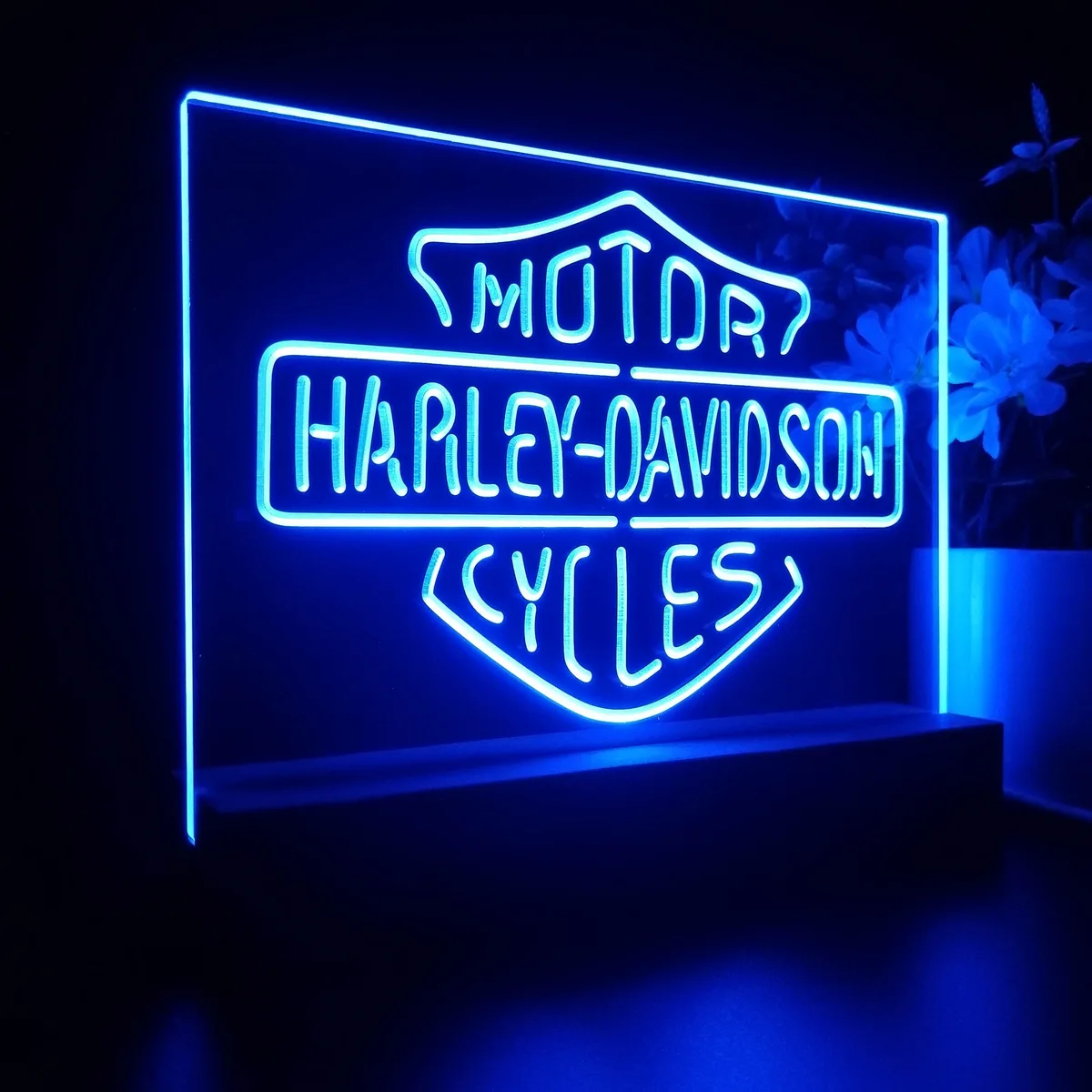 Harley Davidson Motorcycles LED Desk Light