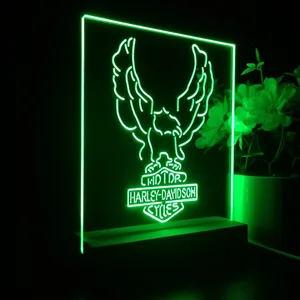 Harley Davidson Up Wing Eagle LED Desk Light