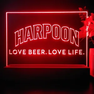 Harpoon Love Beer. Love Life. LED Desk Light