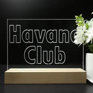 Havana Club Logo 2 LED Desk Light