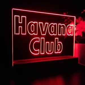 Havana Club Logo 2 LED Desk Light