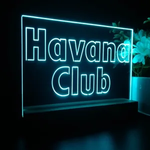 Havana Club Logo 2 LED Desk Light