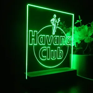 Havana Club Logo LED Desk Light