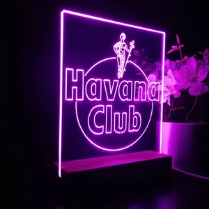 Havana Club Logo LED Desk Light