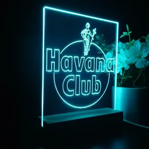 Havana Club Logo LED Desk Light