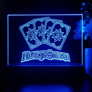 Hearthstone Cards LED Desk Light