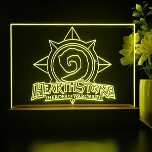 Hearthstone Heroes of Warcraft LED Desk Light