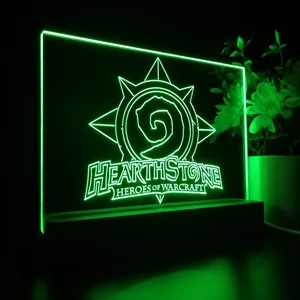 Hearthstone Heroes of Warcraft LED Desk Light