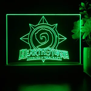 Hearthstone Heroes of Warcraft LED Desk Light