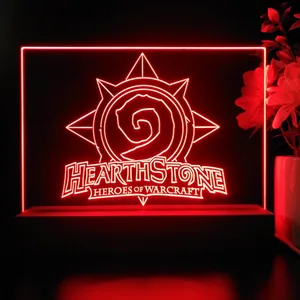 Hearthstone Heroes of Warcraft LED Desk Light