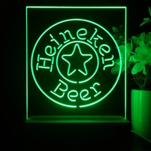 Heineken Logo 1 LED Desk Light