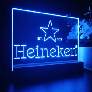 Heineken Logo 2 LED Desk Light