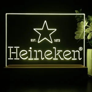 Heineken Logo 2 LED Desk Light