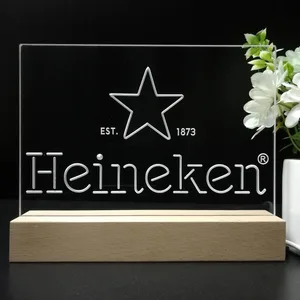 Heineken Logo 2 LED Desk Light