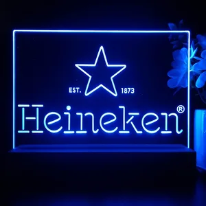 Heineken Logo 2 LED Desk Light