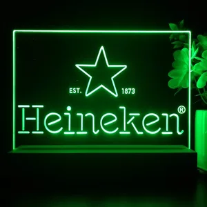 Heineken Logo 2 LED Desk Light
