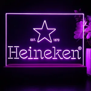 Heineken Logo 2 LED Desk Light