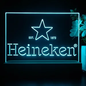 Heineken Logo 2 LED Desk Light