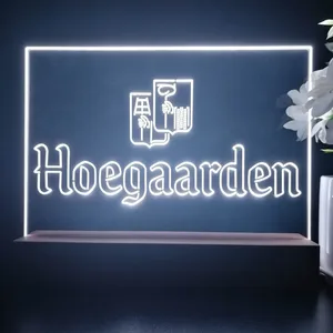 Hoegaarden Logo LED Desk Light