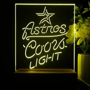 Houston Astros Coors Light LED Desk Light