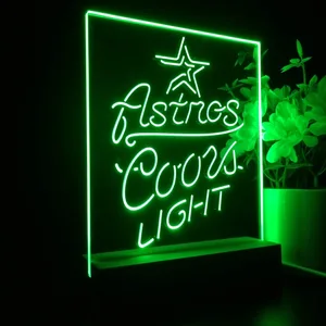 Houston Astros Coors Light LED Desk Light