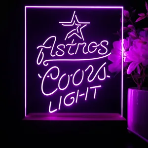 Houston Astros Coors Light LED Desk Light