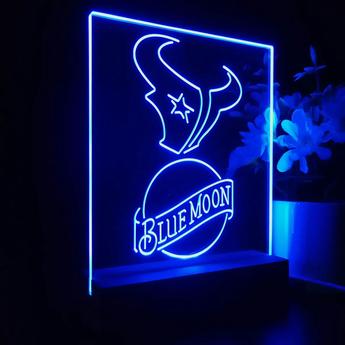 Houston Texans Blue Moon LED Desk Light