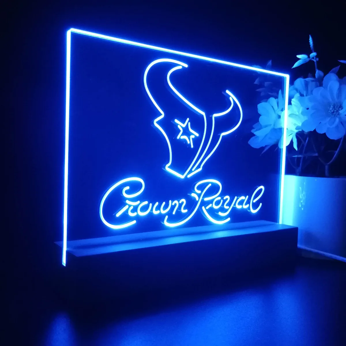 Houston Texans Crown Royal LED Desk Light