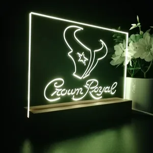 Houston Texans Crown Royal LED Desk Light
