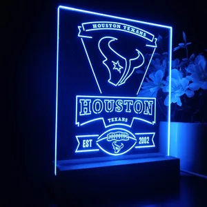 Houston Texans EST 2002 LED Desk Light