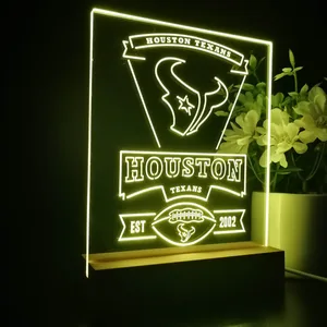Houston Texans EST 2002 LED Desk Light