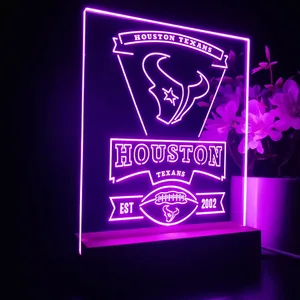 Houston Texans EST 2002 LED Desk Light