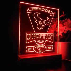 Houston Texans EST 2002 LED Desk Light
