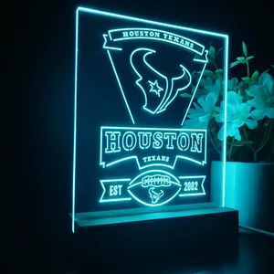 Houston Texans EST 2002 LED Desk Light