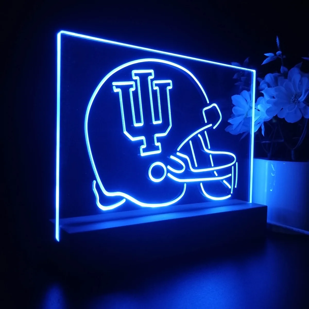 Indiana Hoosiers Helmet LED Desk Light