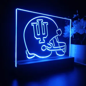 Indiana Hoosiers Helmet LED Desk Light
