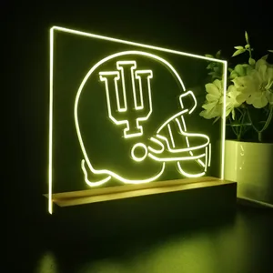 Indiana Hoosiers Helmet LED Desk Light