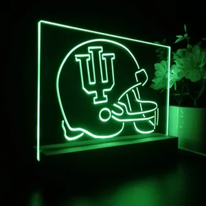 Indiana Hoosiers Helmet LED Desk Light