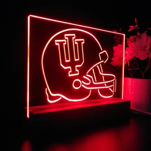 Indiana Hoosiers Helmet LED Desk Light