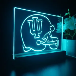 Indiana Hoosiers Helmet LED Desk Light