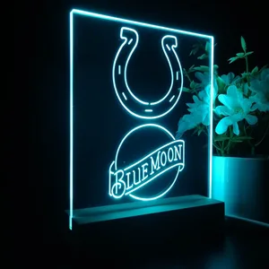 Indianapolis Colts Blue Moon LED Desk Light