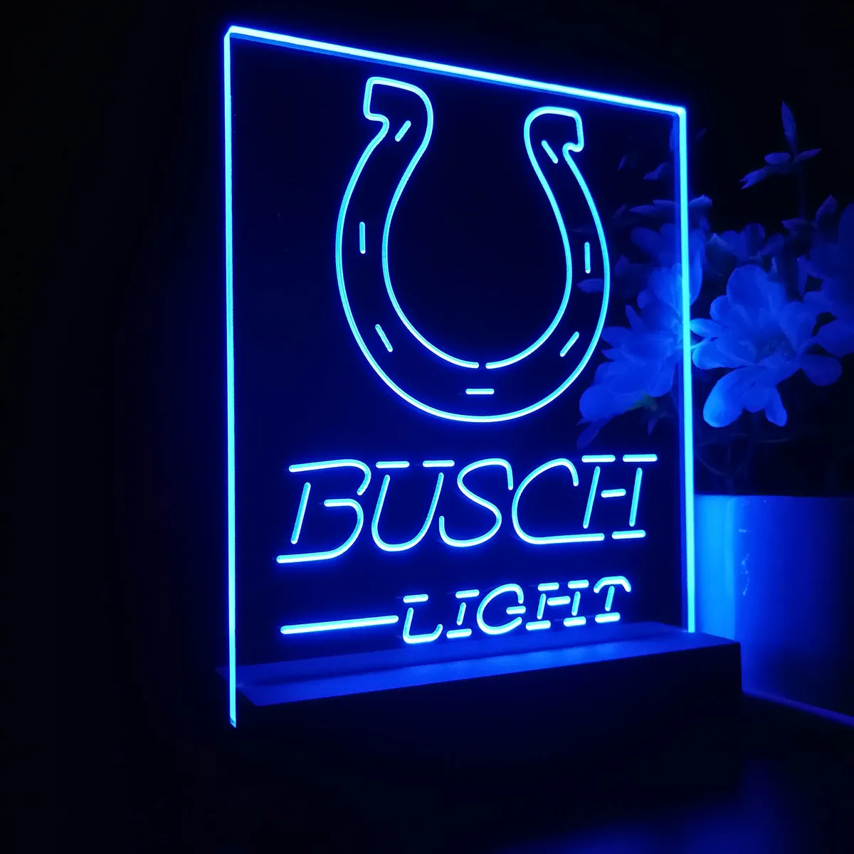 Indianapolis Colts Busch Light LED Desk Light