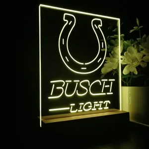 Indianapolis Colts Busch Light LED Desk Light