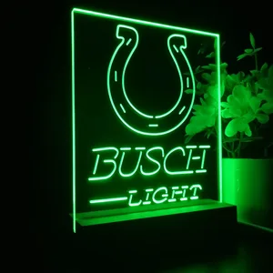Indianapolis Colts Busch Light LED Desk Light